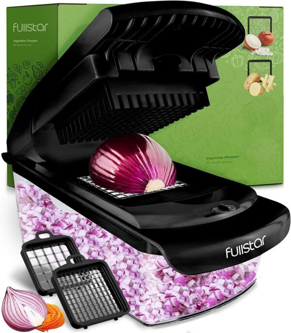 Vegetable Chopper Vegetable Cutter - Veggie Onion Salad Food Chopper Manual