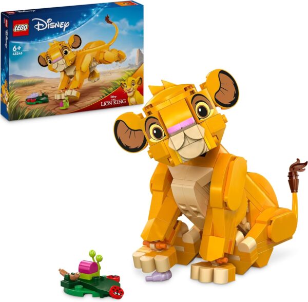 LEGO Disney Simba the Lion King Cub Building Toy for 6 Plus Year Old Girls &