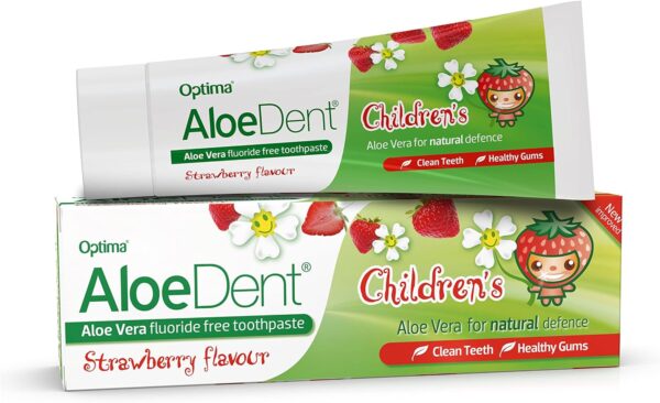 Aloe Dent Children's Aloe Vera Toothpaste Fluoride Free,